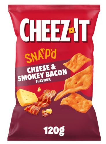 Cheez-It Cheese & Smokey Bacon Sajtos keksz 120g