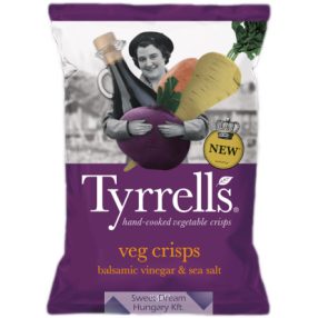 Tyrrell's Vegyes zöldségchips balzsamecettel 125g
