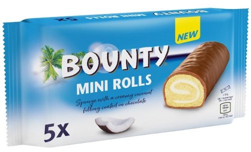 Bounty Mini Rolls Piskótatekercs 5db-os csomag, 150g