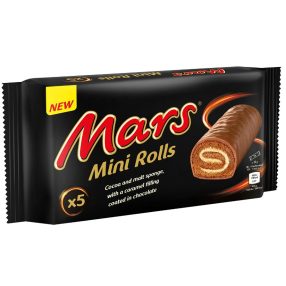 Mars Mini Rolls Piskótatekercs 5db-os csomag, 150g