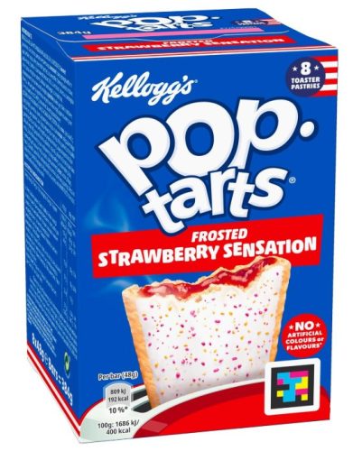 Pop-Tarts Frosted Strawberry Sensation 8db-os 384g
