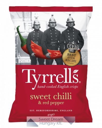 Tyrrell’s Burgonyachips édes chilivel és kaliforniai paprikával 40g