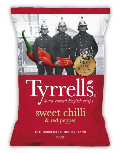 Tyrrell’s Burgonyachips édes chilivel és kaliforniai paprikával 150g