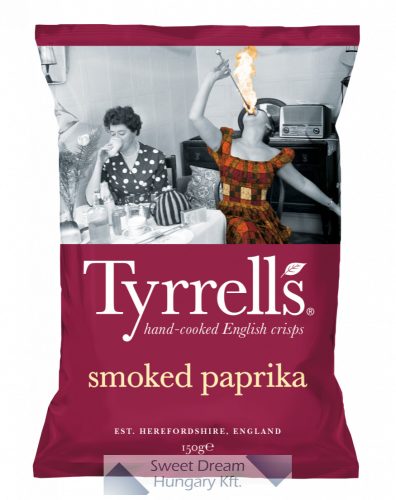Tyrrell's Smoked Paprika Burgonyachips füstös paprikával 150g