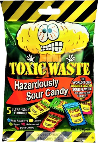 Toxic Waste Hazardously Sour Candy 57g