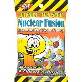 Toxic Waste Nuclear Fusion Hazardously Sour Candy 57g