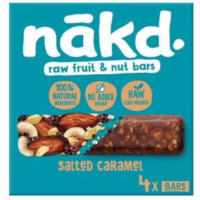 Nakd Salted Caramel Datolya szelet sós-karamell 4x35g