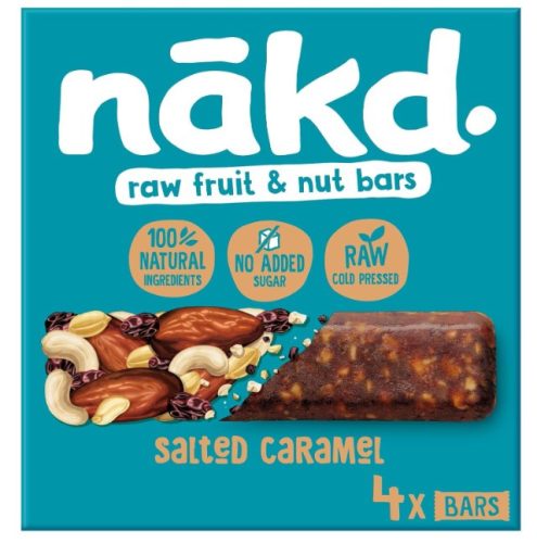 Nakd Salted Caramel Datolya szelet sós-karamell 4x35g