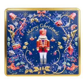   Silver Crane Nordic Nutcracker Tin Kekszválogatás fémdobozban 450g