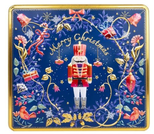Silver Crane Nordic Nutcracker Tin Kekszválogatás fémdobozban 450g