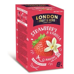 London Fruit&Herb Strawberry&Vanilla 20 filter, 40g
