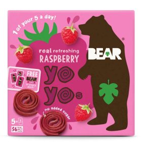 Bear YoYo Raspberry (5x20g) 100g