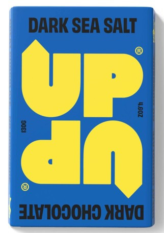 UP UP Dark Sea Salt Chocolate Étcsokoládé 120g