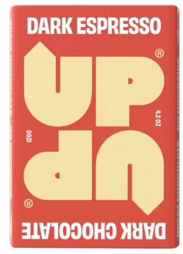 UP UP Dark Espresso Chocolate Étcsokoládé 120g