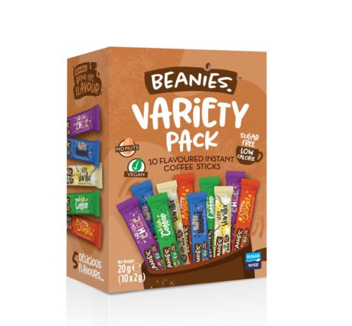 Beanies Variety Ízesített instant kávé válogatás 10x2g
