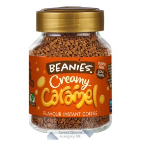   Beanies Creamy Caramel Karamell ízesítésű  azonnal oldódó kávé 50g