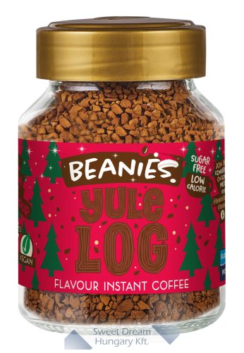 Beanies Yule Log Fatörzs torta ízesítésű azonnal oldódó kávé 50g