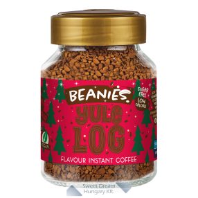   Beanies Yule Log Fatörzs torta ízesítésű azonnal oldódó kávé 50g / Minőségét megőrzi: 2026.05.13