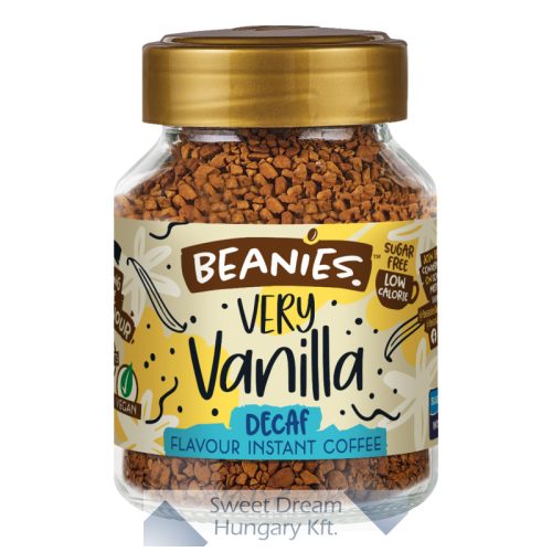 Beanies Koffeinmentes Very Vanilla Ízesített instant kávé 50g