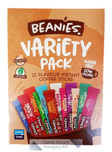 Beanies Variety Ízesített instant kávé válogatás 12x2g