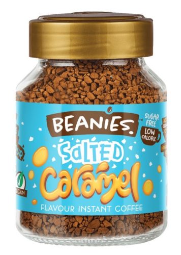Beanies Salted Caramel ízesítésű azonnal oldódó kávé 50g
