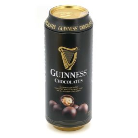  Guinness Chocolates Tin Töltött étcsokoládé golyók fémdobozban 125g