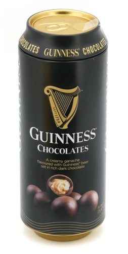 Guinness Chocolates Tin Töltött étcsokoládé golyók fémdobozban 125g