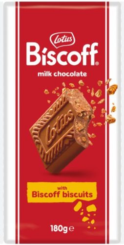 Lotus Milk Tejcsokoládé Lotus kekszkdarabokkal 180g