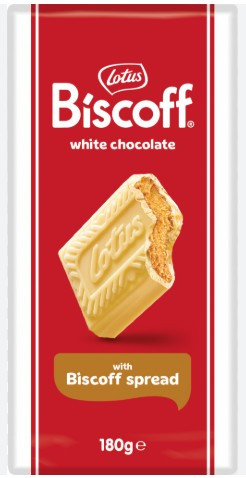 Lotus White Fehércsokoládé Lotus kekszkrémmel töltve 180g