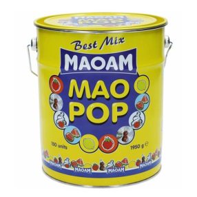 Maoam MaoPop Fém vödörben (150x13g) 1950g