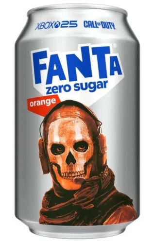 Fanta Orange ZERO XBOX25 Special Edition Szénsavas üdítő 330ml / Minőségét megőrzi: 2026.10.31