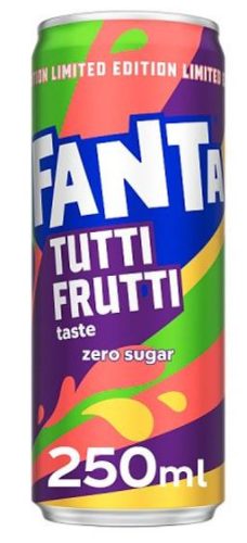 Fanta Zero Tutti Frutti Szénsavas üdítő 250ml