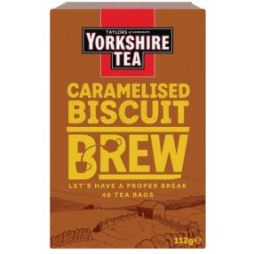 Yorkshire Tea Caramelised Biscuit Brew 40 filter 112g