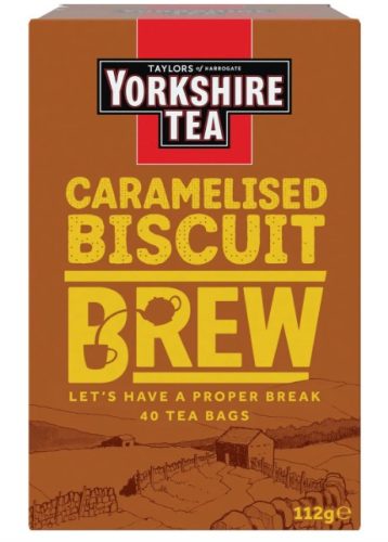 Yorkshire Tea Caramelised Biscuit Brew 40 filter 112g