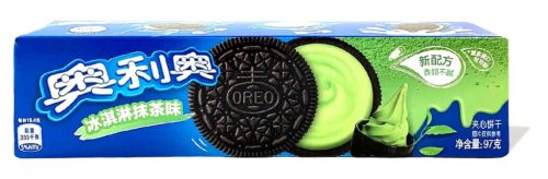 OREO Töltött keksz Icecream-Matcha 97g