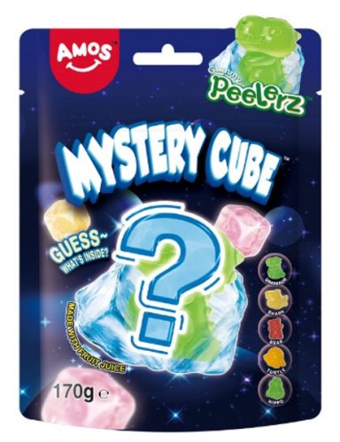 Amos Peelerz Gummy Mystery Cube Peeling Candy 170g