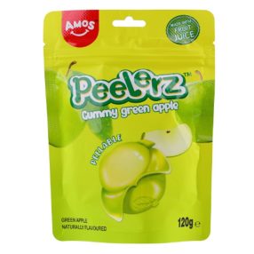 Amos Peelerz Gummy Green Apple Peeling Candy 120g