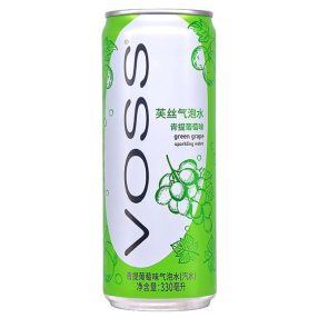 Voss Green Grape Flavour, Szénsavas víz 330ml