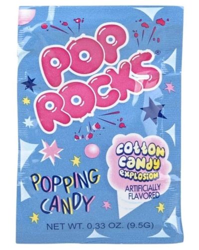 Pop Rocks Popping Candy Cotton Candy Robbanó cukorka vattacukor ízesítéssel 9,5g