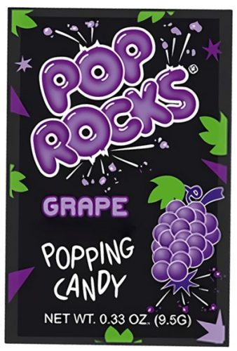 Pop Rocks Popping Candy Grape Robbanó cukorka szőlős ízesítéssel 9,5g