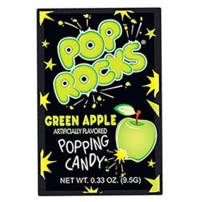   Pop Rocks Popping Candy Green Apple Robbanó cukorka zöldalmás ízesítéssel 9,5g