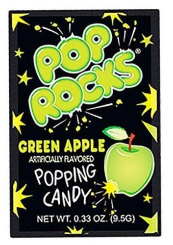 Pop Rocks Popping Candy Green Apple Robbanó cukorka zöldalmás ízesítéssel 9,5g