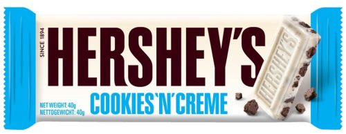 Hershey's Cookies 'n' Creme Kekszes fehércsokoládé 40g