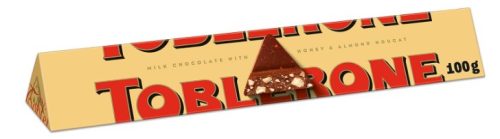 Toblerone tejcsokoládé mézzel és mandulával 100g