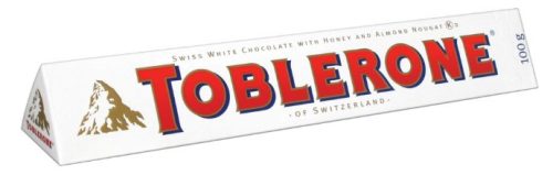 Toblerone Fehércsokoládé mézzel és mandula nugáttal 100g