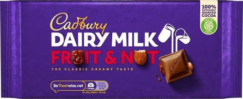 Cadbury Táblás nagy Fruit&Nut 180g