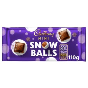 Cadbury táblás Karácsony Mini Snowballs 110g