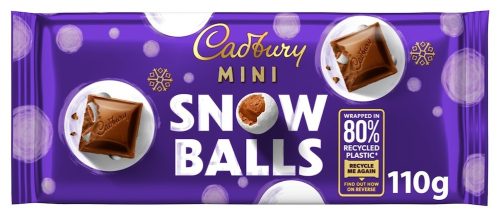 Cadbury táblás Karácsony Mini Snowballs 110g