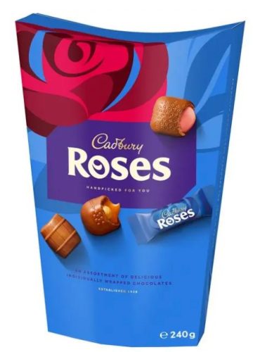Cadbury Roses Csokoládé válogatás karton dobozban 240g