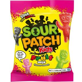   Sour Patch Kids Fruit Mix Gyümölcsös savanyú gumicukor 130g